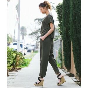 Uniqlo Green Women's One-Piece Jumpsuit - Size M